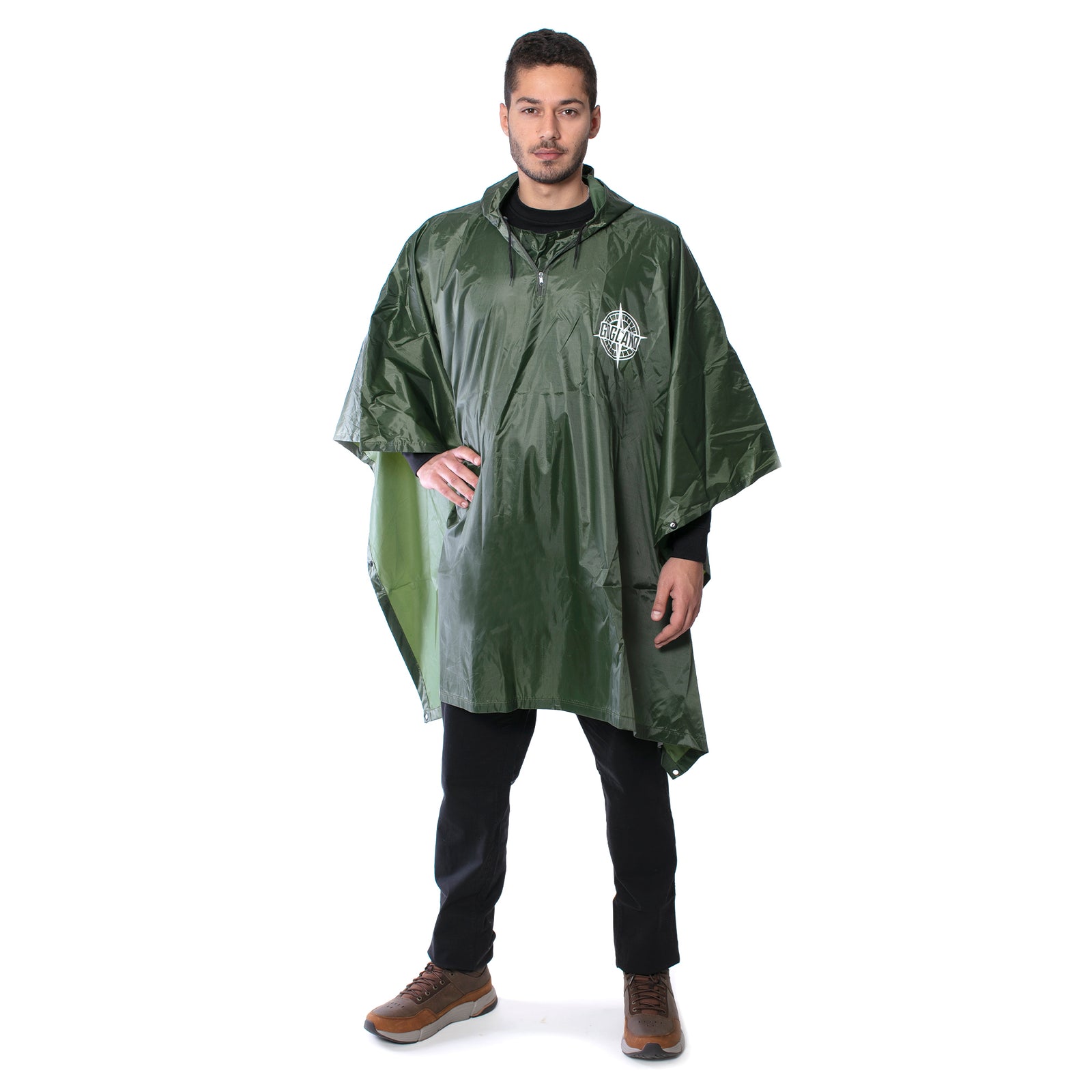 GOGLAND Â® Monsun Poncho de pluie vert