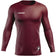 Zeus Fisiko Baselayer Haut de sport Ã  manches longues rouge foncÃ© – S