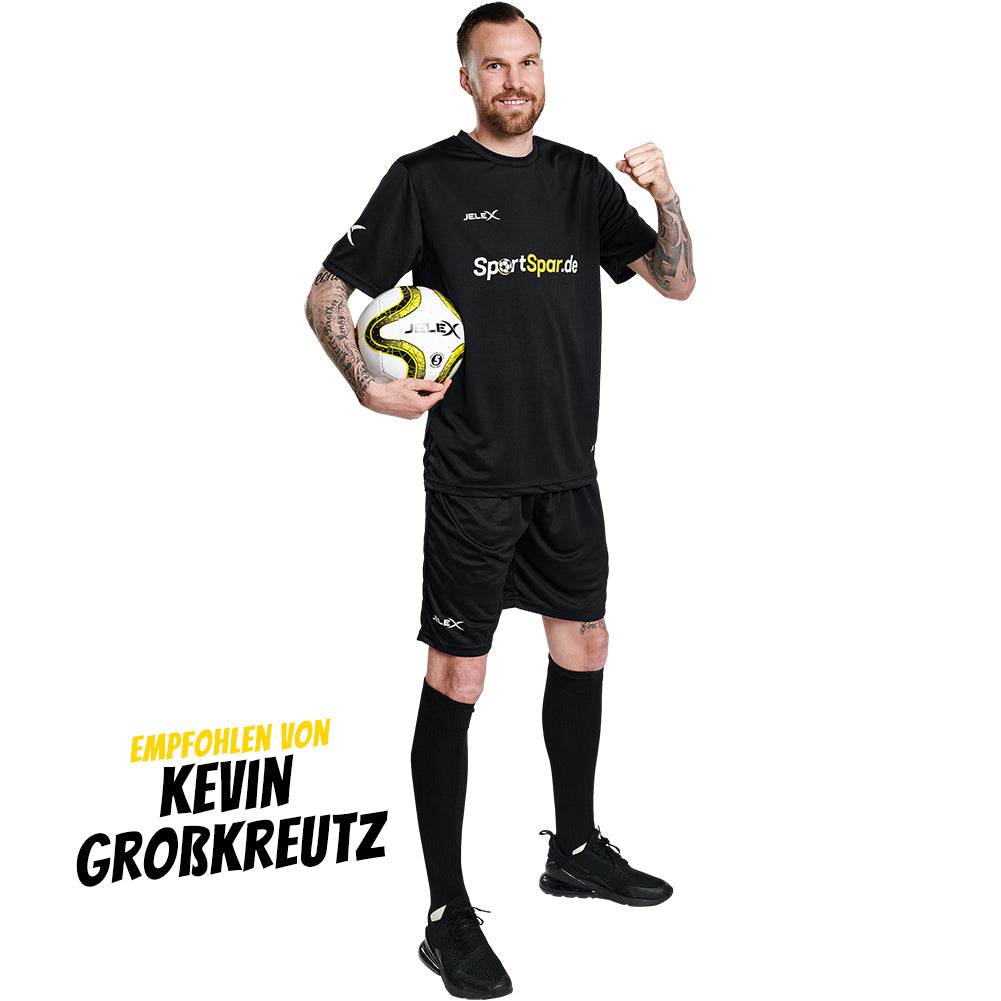 JELEX "Ãquipe 26" Ensemble de foot 2 piÃ¨ces noir