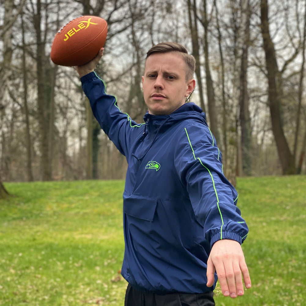 JELEX Touchdown Ballon de football amÃ©ricain marron classique