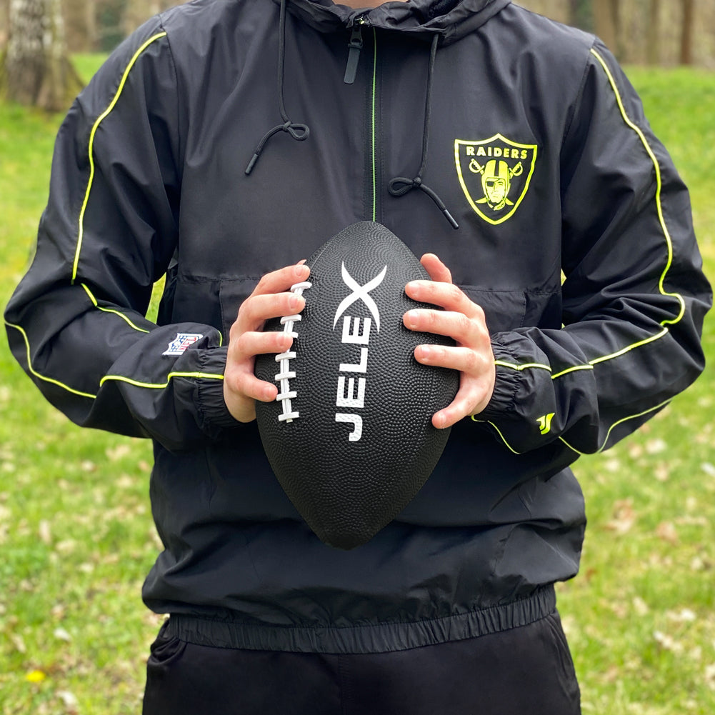 JELEX Touchdown Ballon de football amÃ©ricain noir