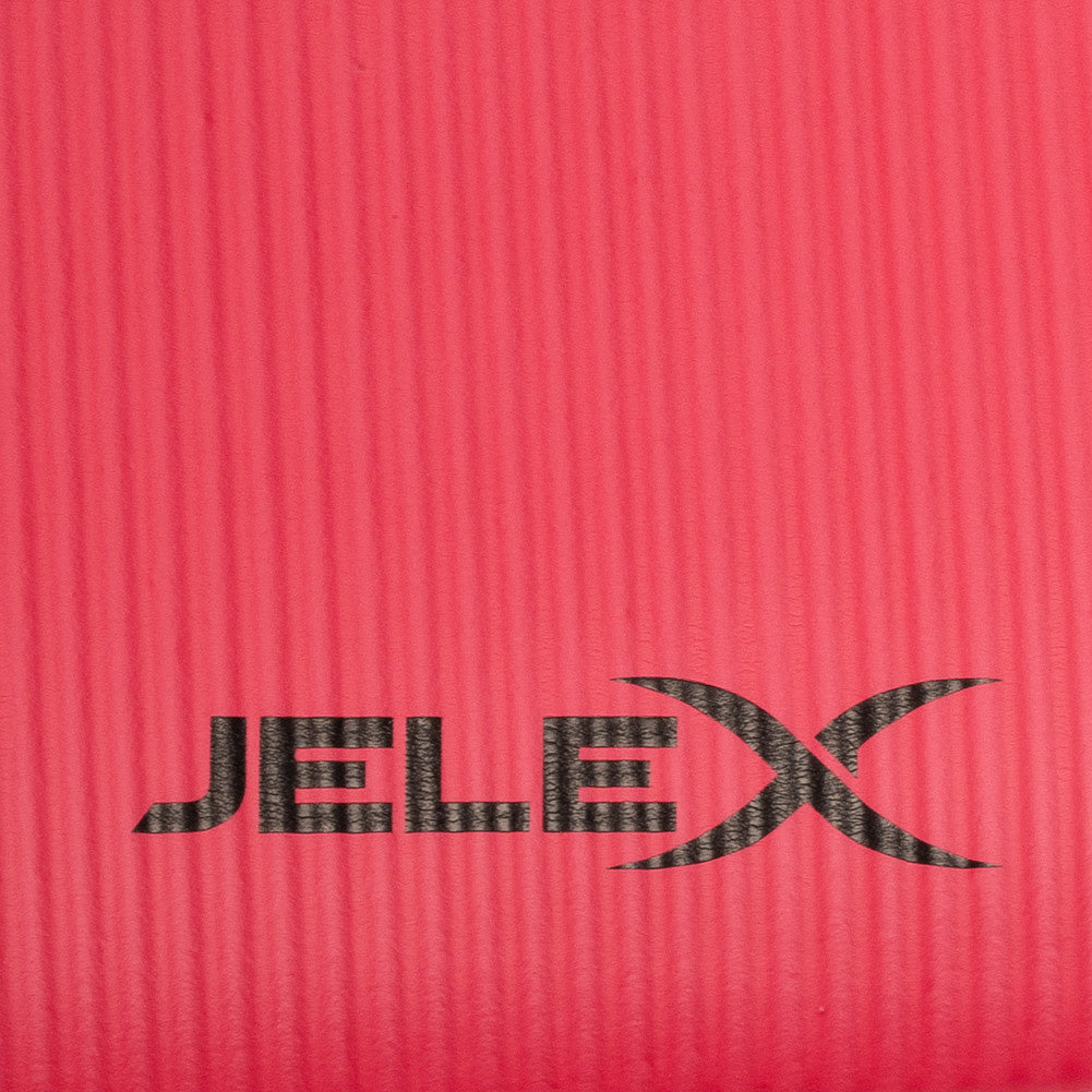 JELEX Namaste Tapis de sport, de fitness et de yoga rouge