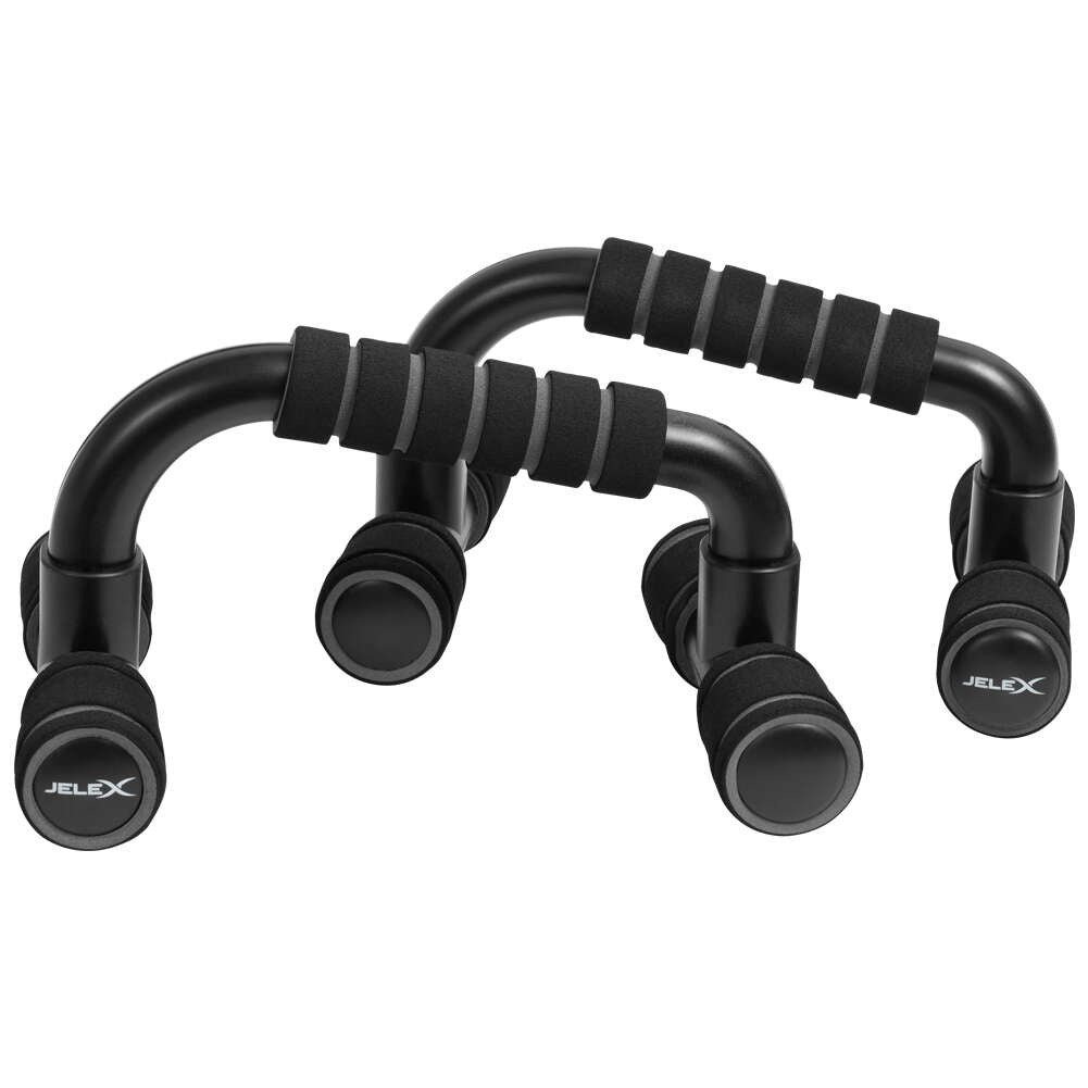 JELEX Gain Hard Push Up Bar PoignÃ©es pour pompes noir gris