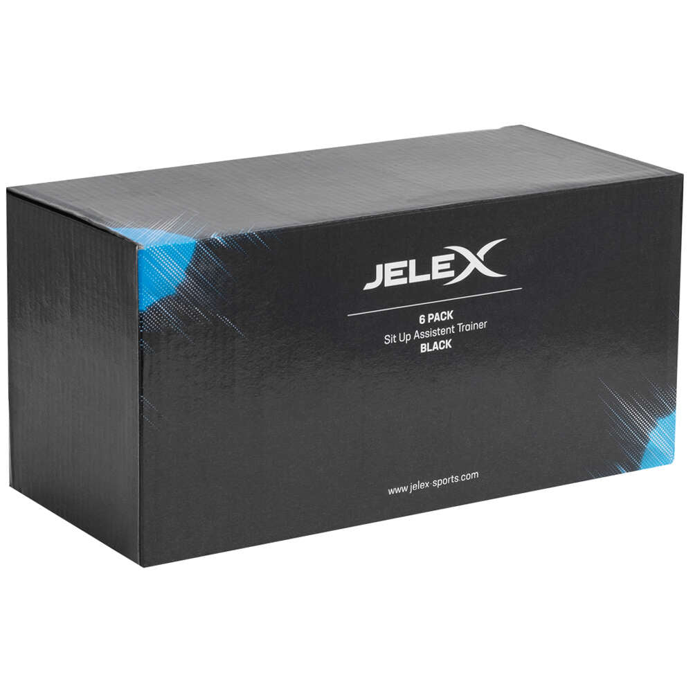 JELEX 6Pack Barre sit-up Aide au redressement assis noir