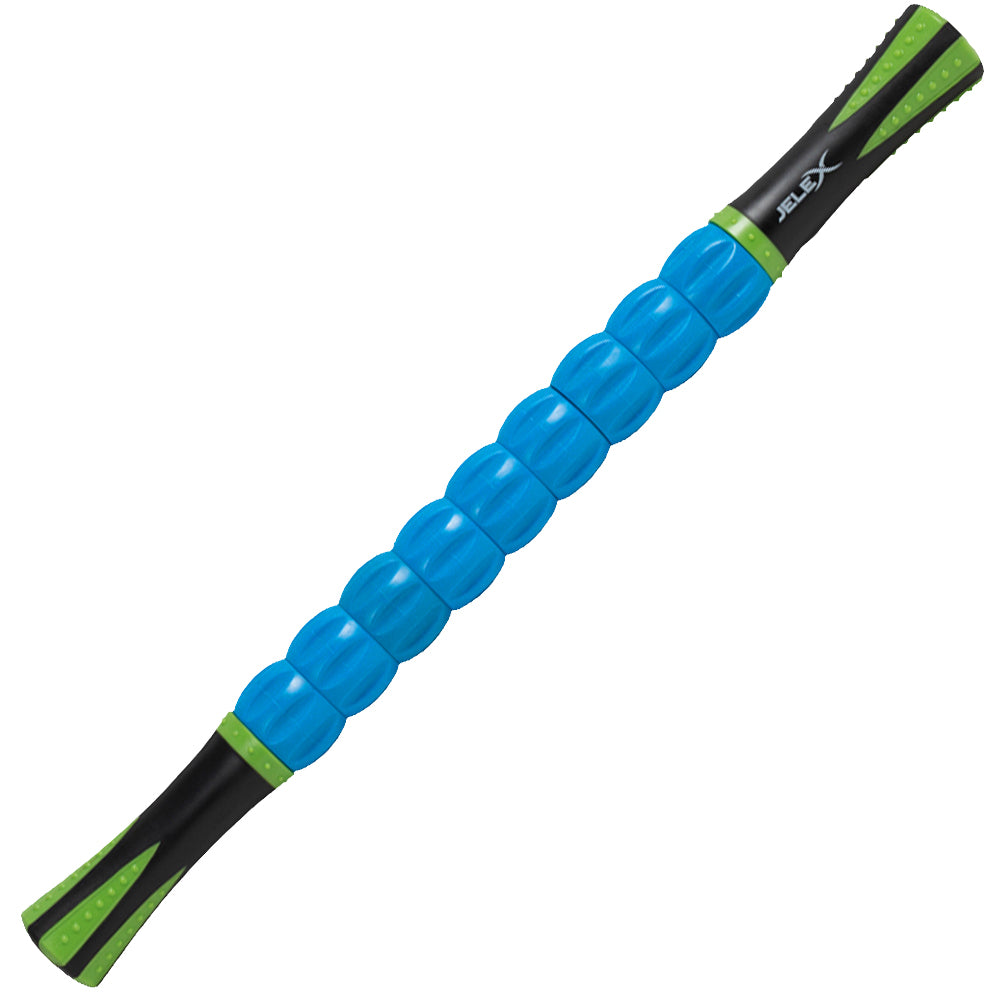 JELEX Easy Up Rouleau de massage avec boules de massage rotatives noir bleu