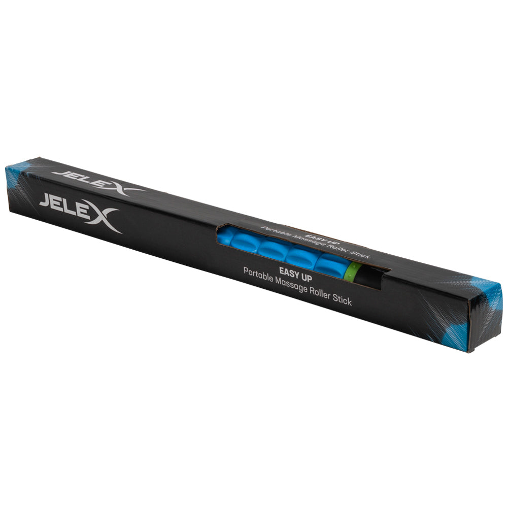 JELEX Easy Up Rouleau de massage avec boules de massage rotatives noir bleu