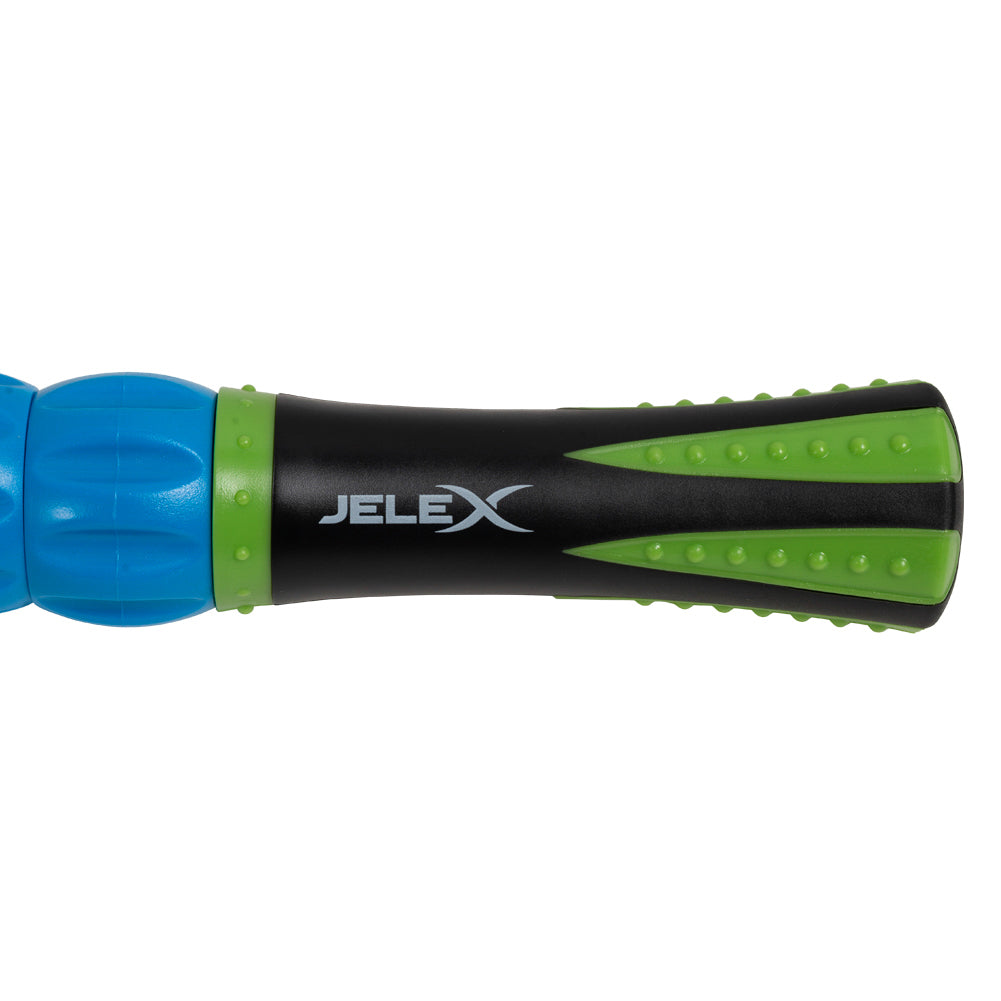 JELEX Easy Up Rouleau de massage avec boules de massage rotatives noir bleu