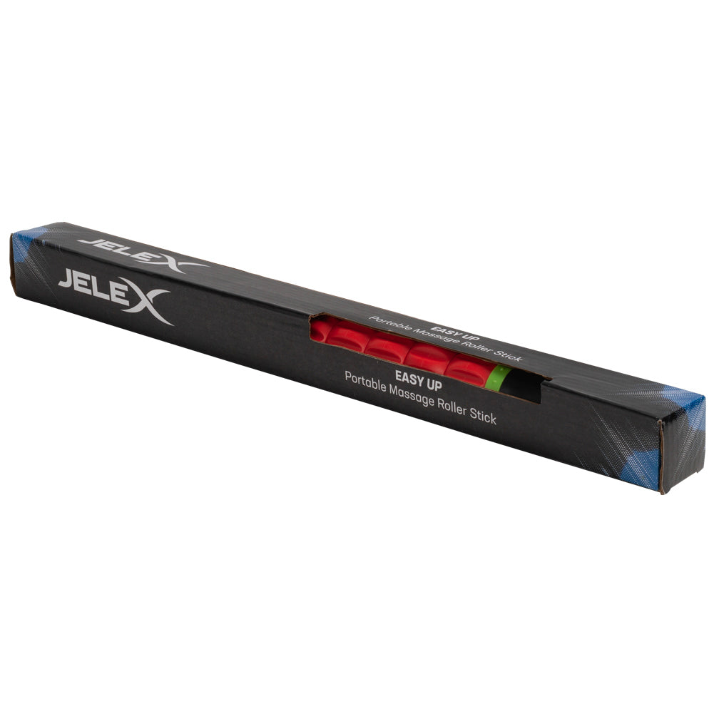JELEX Easy Up Rouleau de massage avec boules de massage rotatives noir rouge