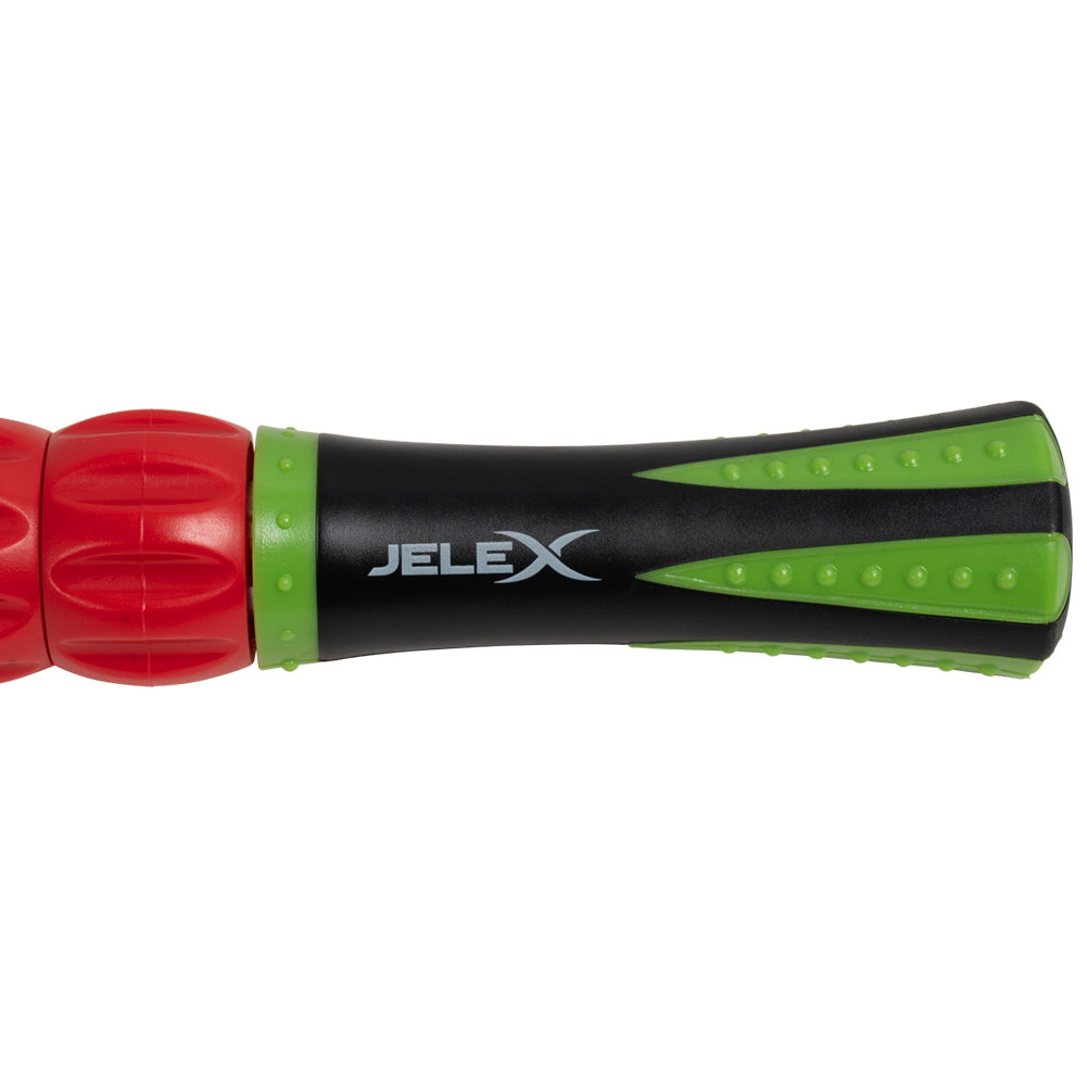 JELEX Easy Up Rouleau de massage avec boules de massage rotatives noir rouge