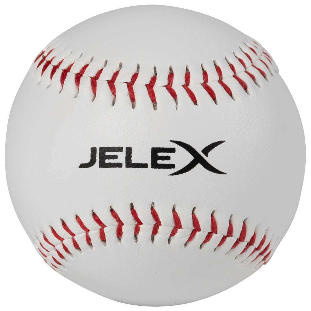 JELEX "Homerun" Balle de baseball 9" avec Ã¢me en liÃ¨ge blanc