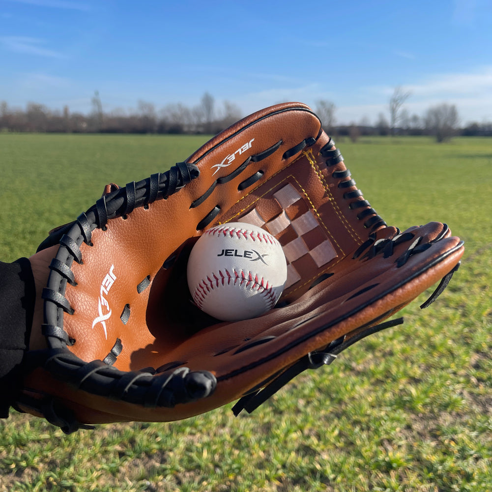 JELEX Safe Catch Gant de baseball gauche pour droitier marron