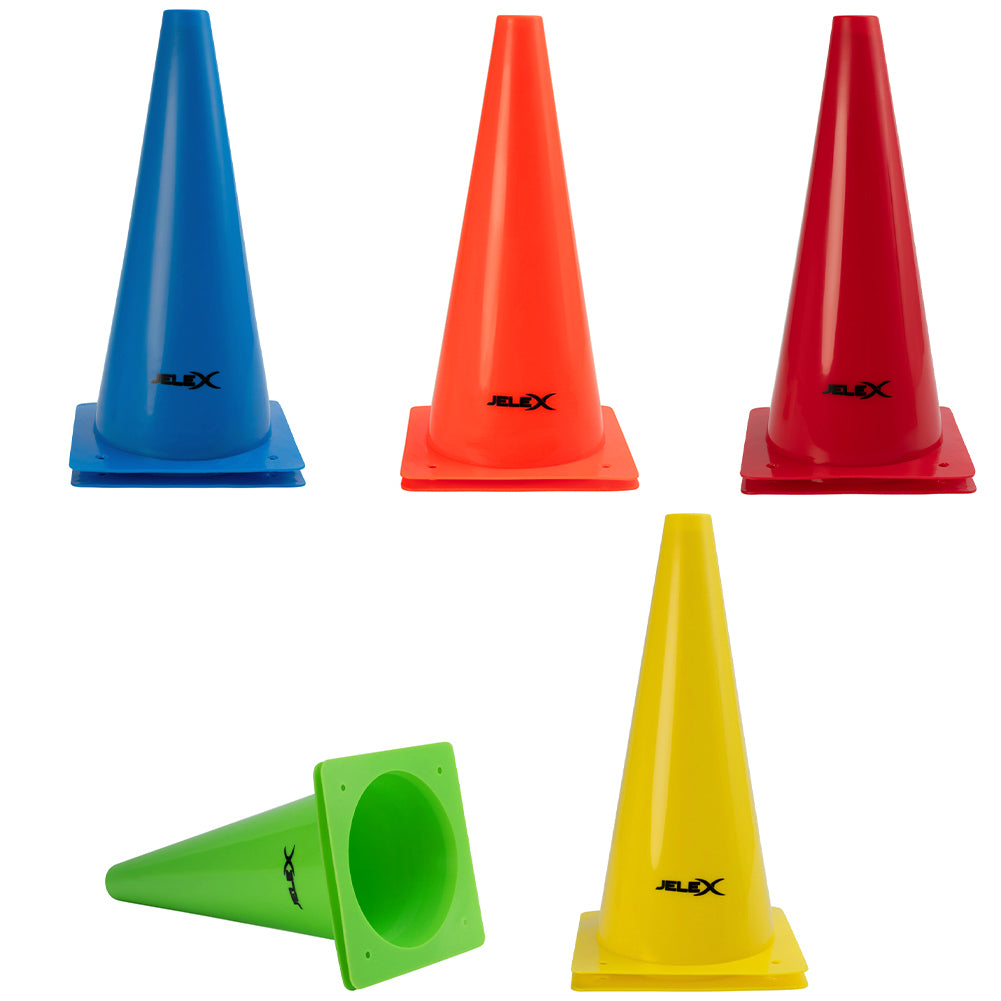 JELEX Dribbler CÃ´nes d'entraÃ®nement 10 piÃ¨ces de 31 cm de haut