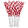 JELEX Classic Filet de basket blanc-rouge – Einheitsgröße