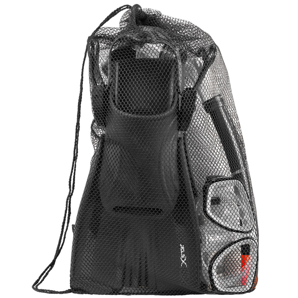 JELEX Deepsea Kit de snorkeling avec palmes noir