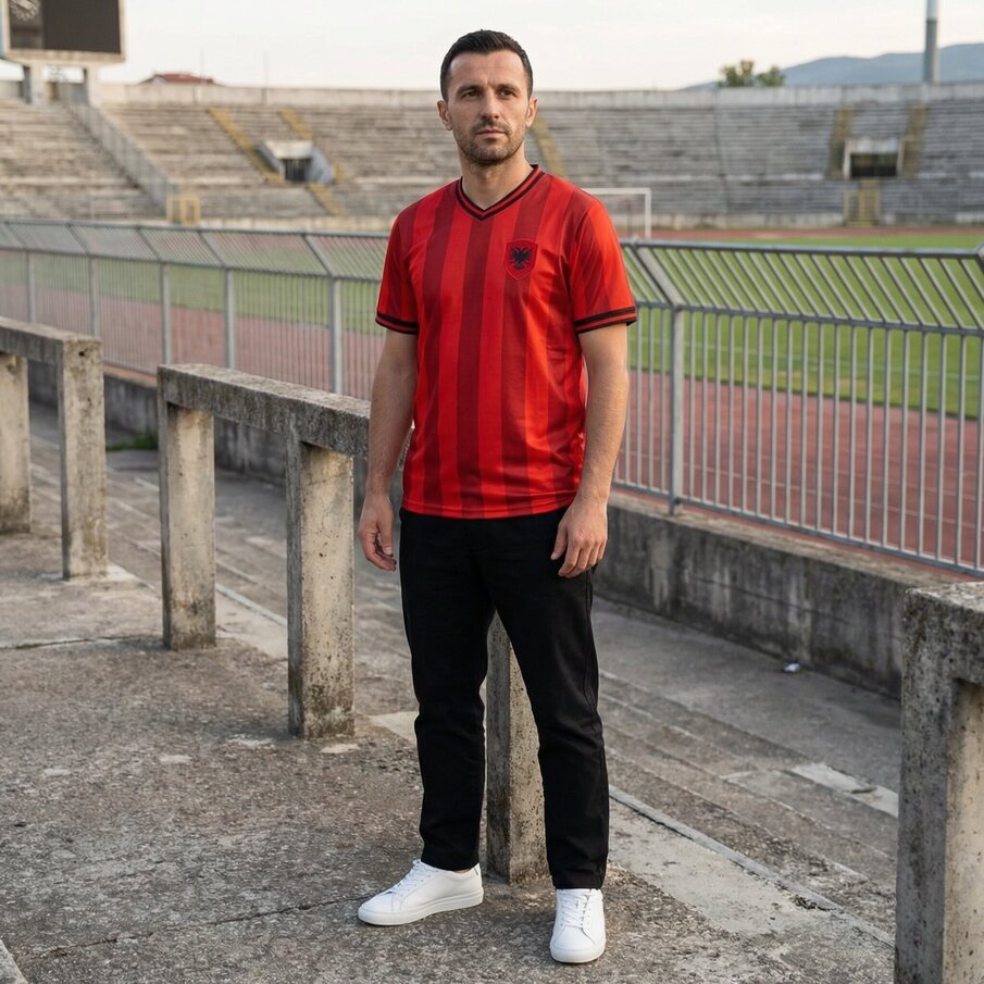 Albanien "Retro History" JELEX Herren Trikot