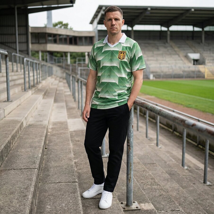 Deutschland "Retro History" JELEX Herren Auswärts Trikot