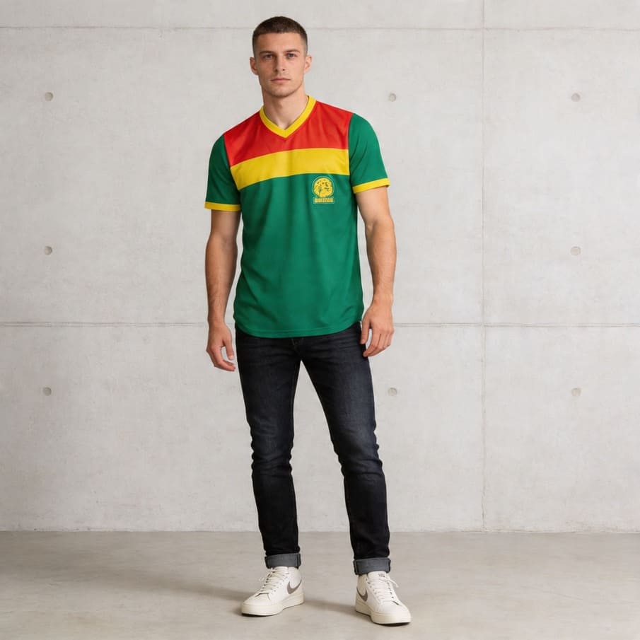Kamerun "Retro History" JELEX Herren Trikot