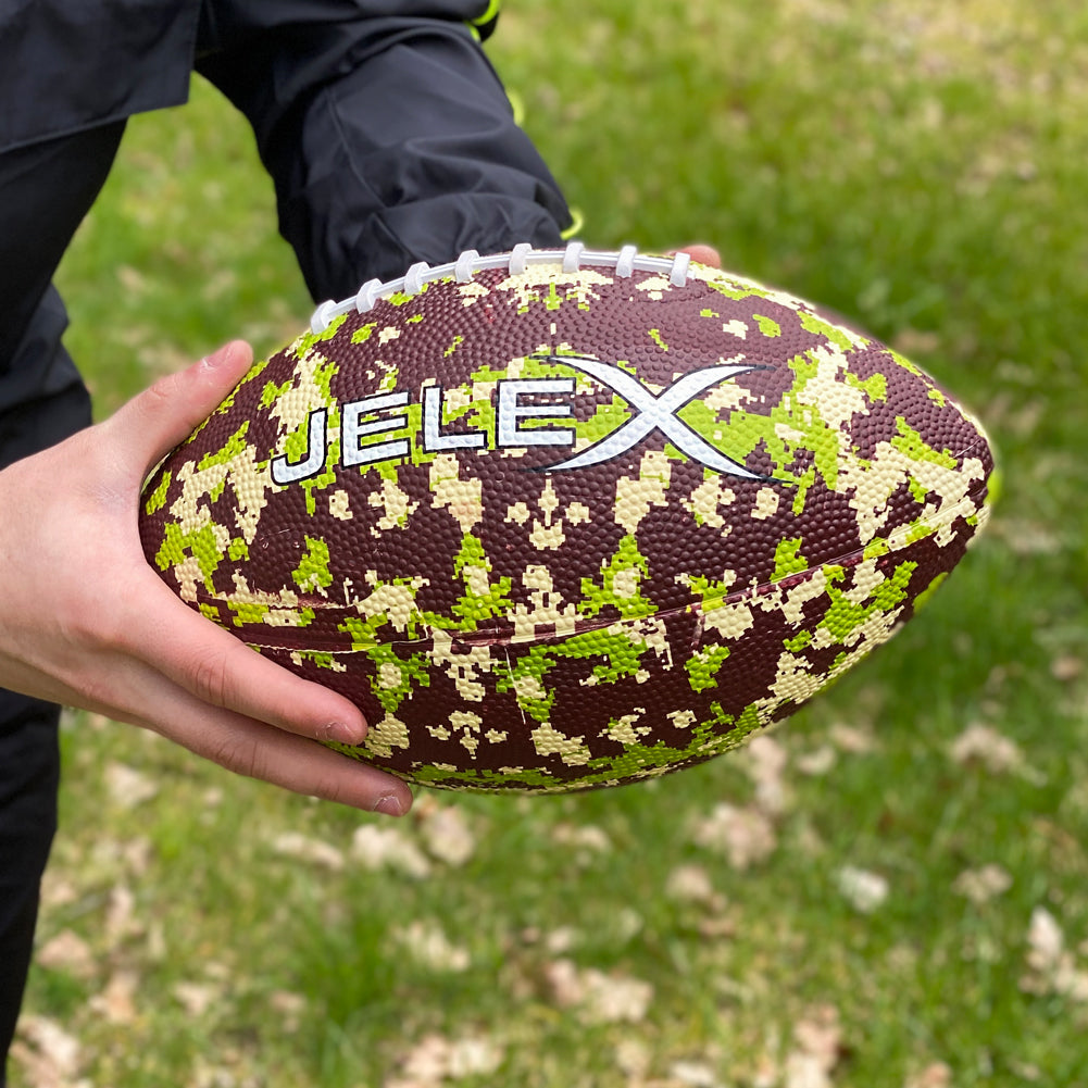 JELEX Touchdown Ballon de football amÃ©ricain camouflage vert