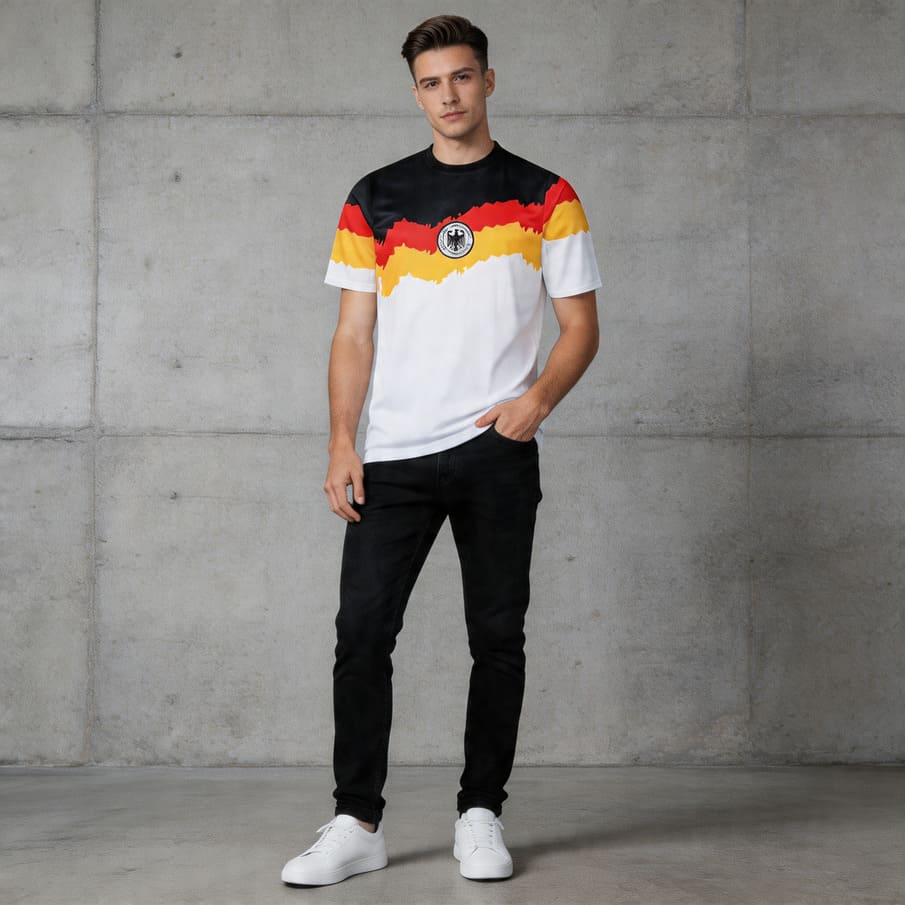 Deutschland "Performante" JELEX Herren Heim Trikot