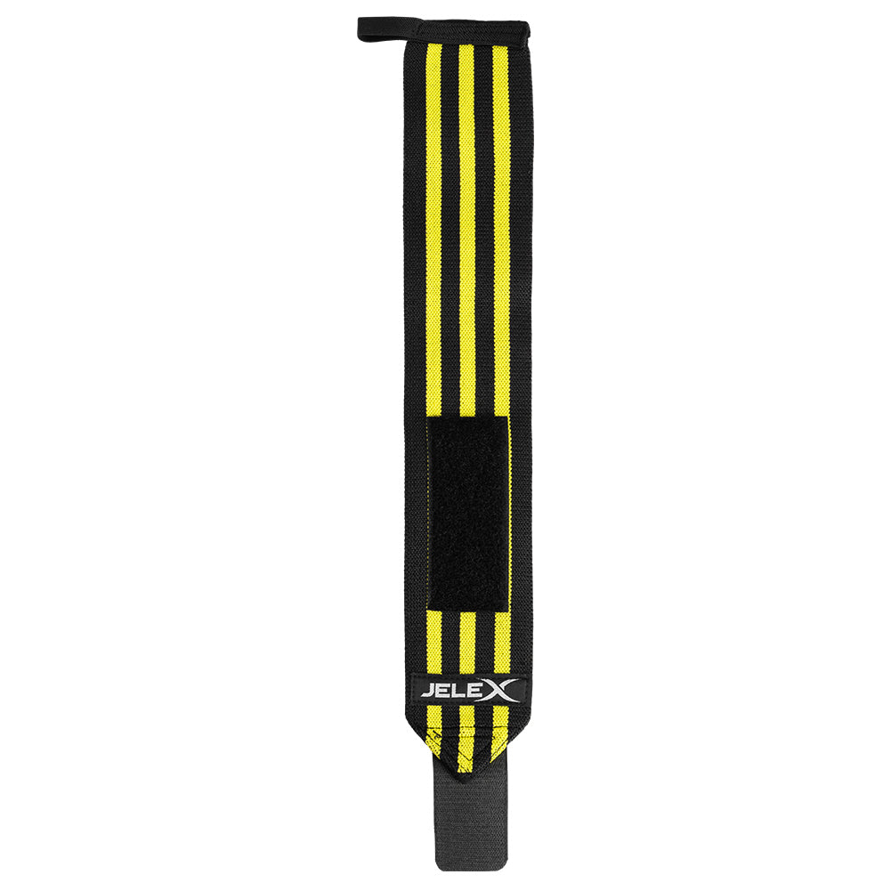 JELEX Strong Supports de poignets pour le fitness noir-jaune