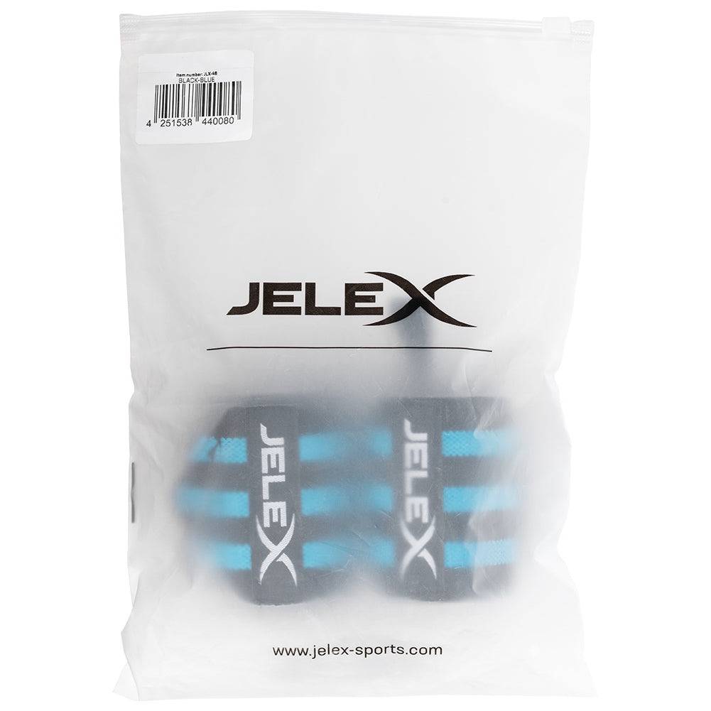 JELEX Strong Supports de poignets pour le fitness noir-bleu