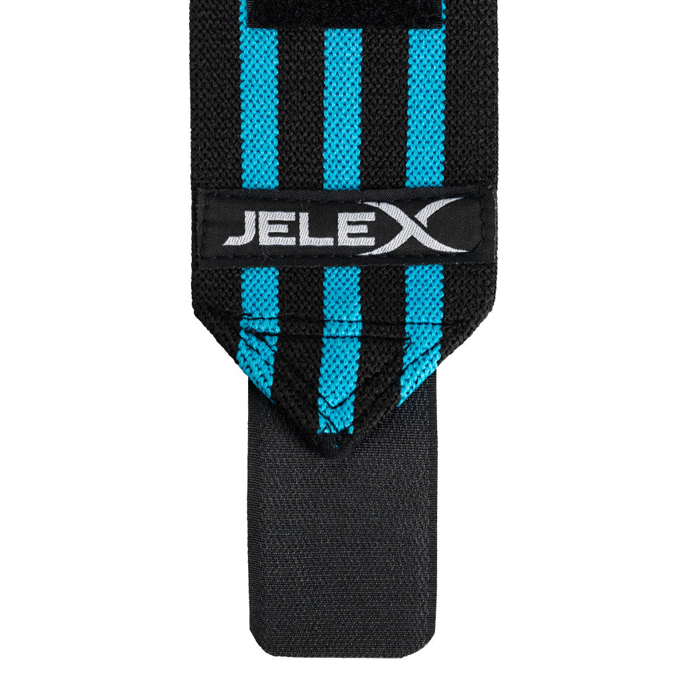 JELEX Strong Supports de poignets pour le fitness noir-bleu
