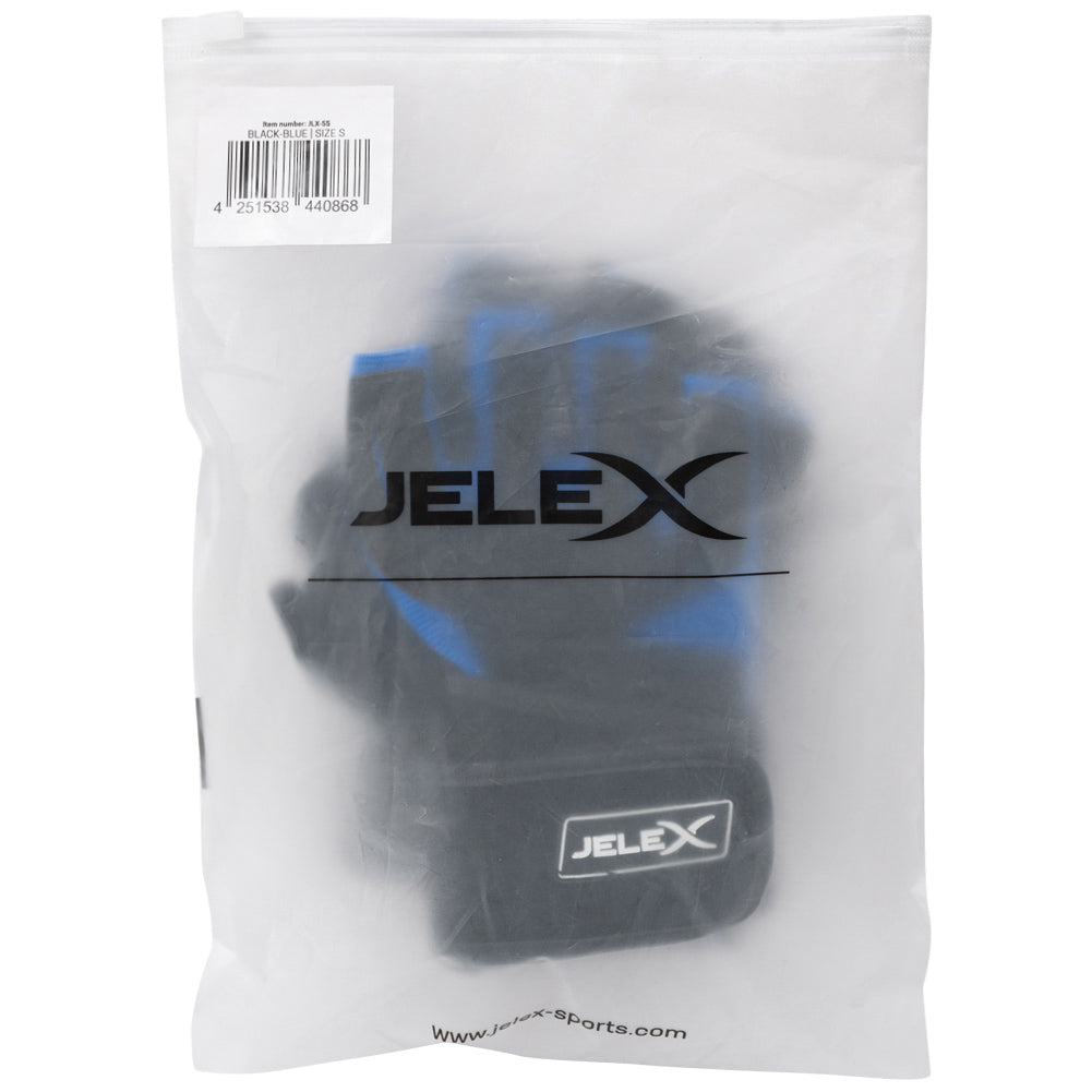 JELEX Power Premium Gants d'entraÃ®nement rembourrÃ©es noir-bleu