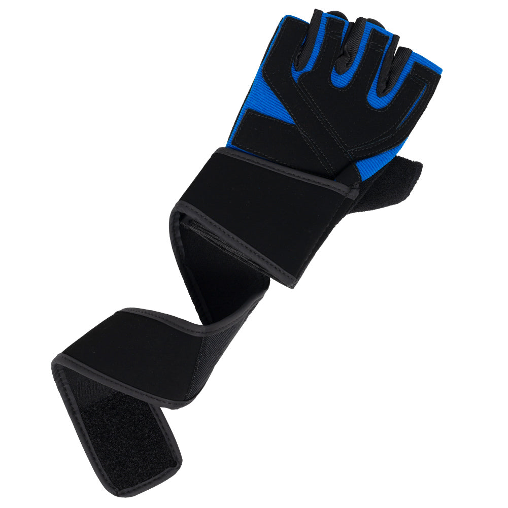 JELEX Power Premium Gants d'entraÃ®nement rembourrÃ©es noir-bleu