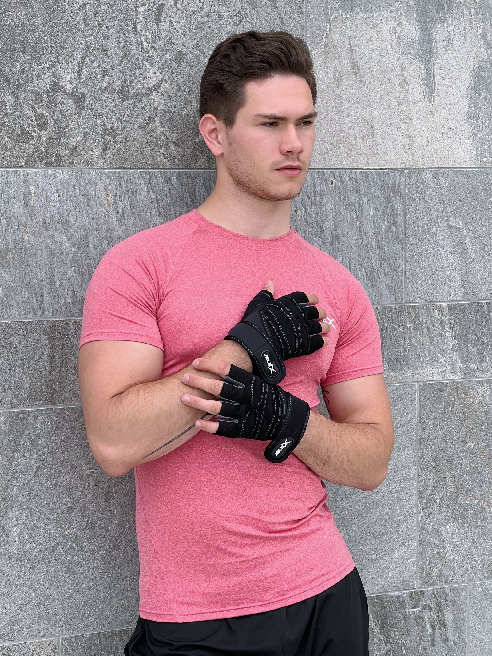 JELEX Fit Gants d'entraÃ®nement rembourrÃ©es noir-gris