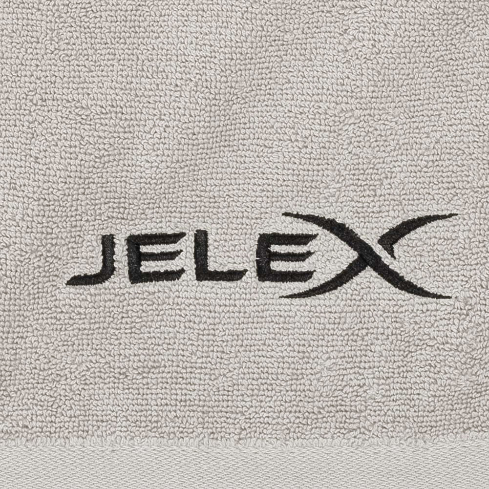JELEX "100FIT" Serviette de fitness avec une poche zippÃ©e gris