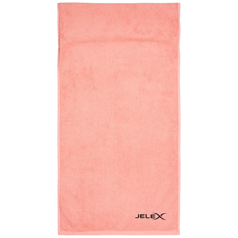 JELEX "100FIT" Serviette de fitness avec une poche zippÃ©e rose