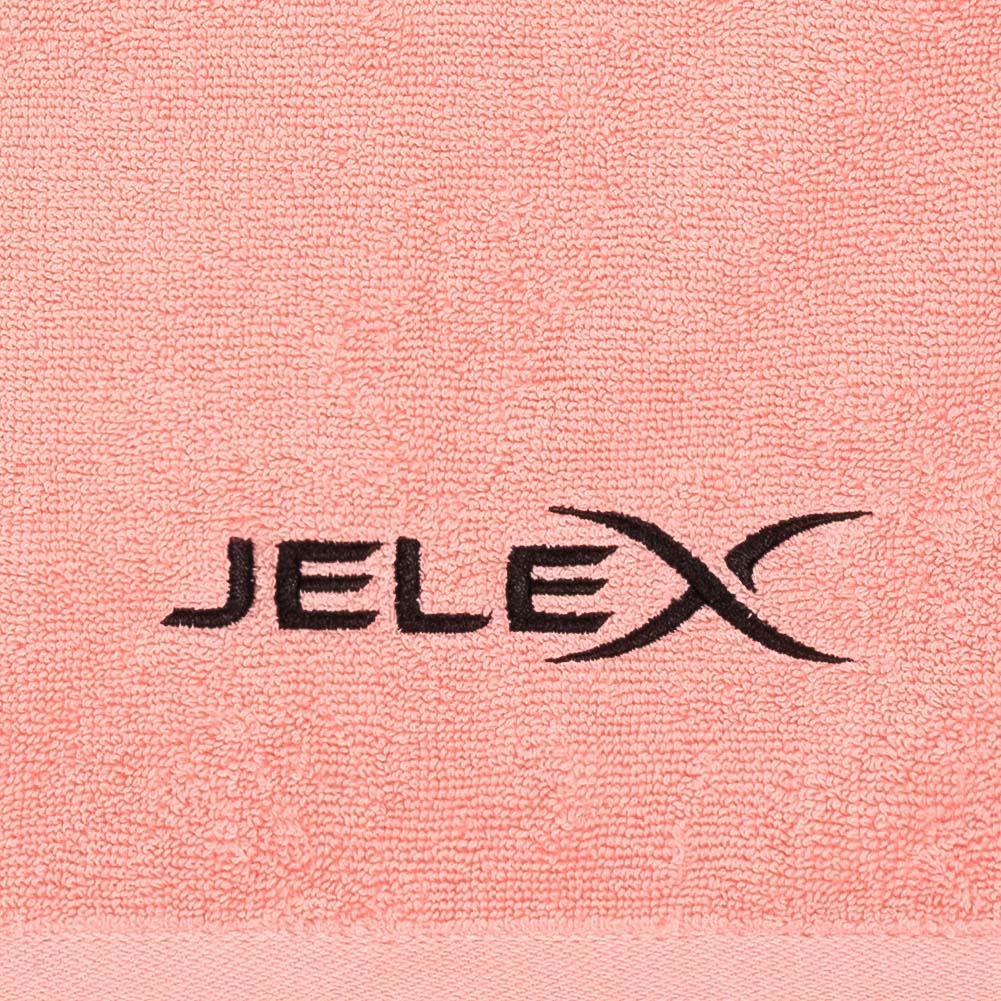 JELEX "100FIT" Serviette de fitness avec une poche zippÃ©e rose