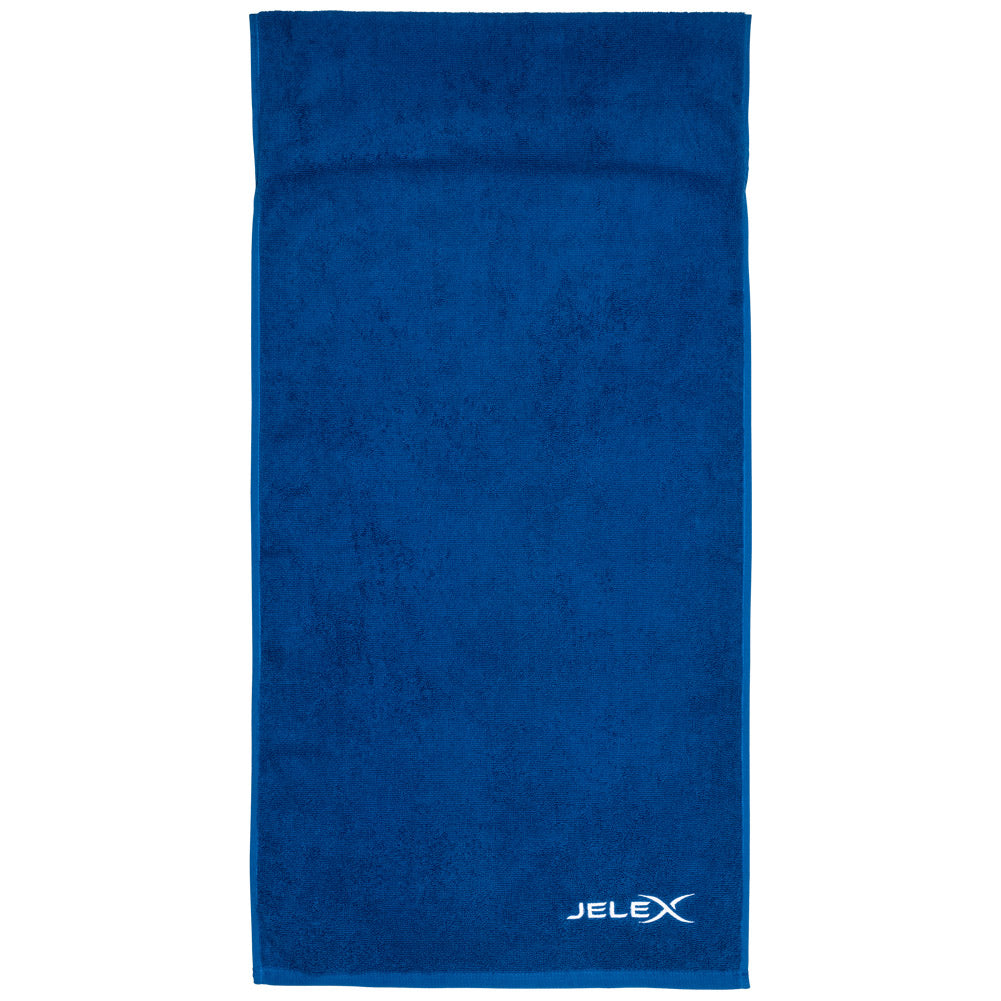 JELEX "100FIT" Serviette de fitness avec une poche zippÃ©e bleu roi