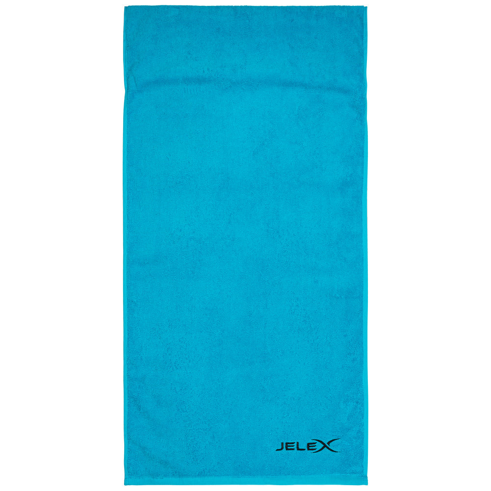 JELEX "100FIT" Serviette de fitness avec une poche zippÃ©e turquoise
