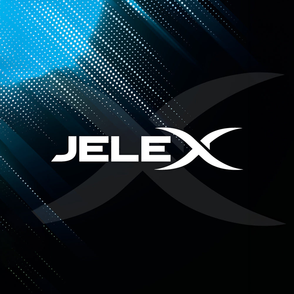 JELEX "Neon" LED Leucht Fußball schwarz/orange