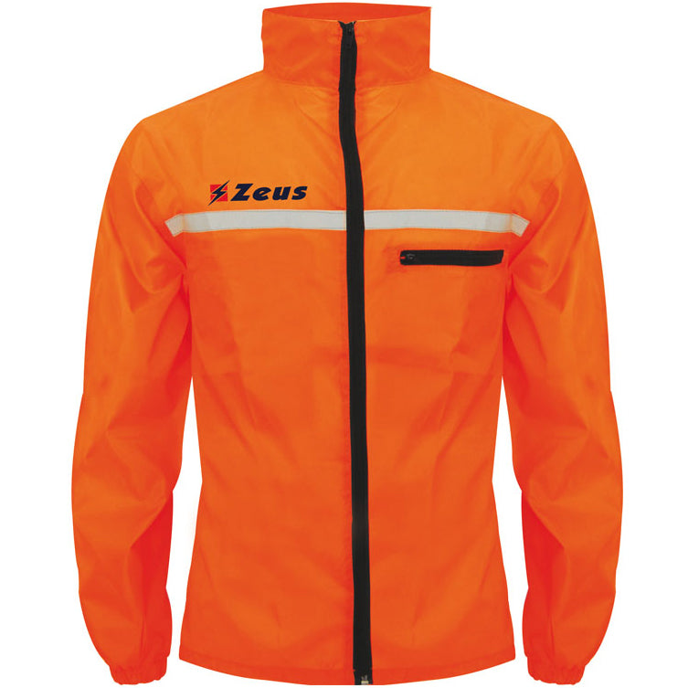 Zeus Hommes Veste running rÃ©flÃ©chissante orange