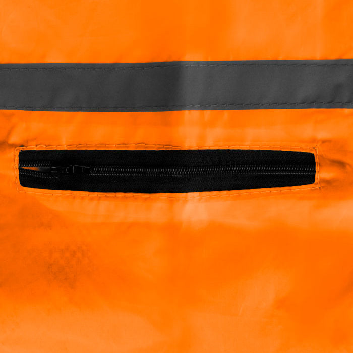 Zeus Hommes Veste running rÃ©flÃ©chissante orange