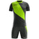Zeus Kit Alex Herren Trikot-Set mit Shorts grau neongelb – S