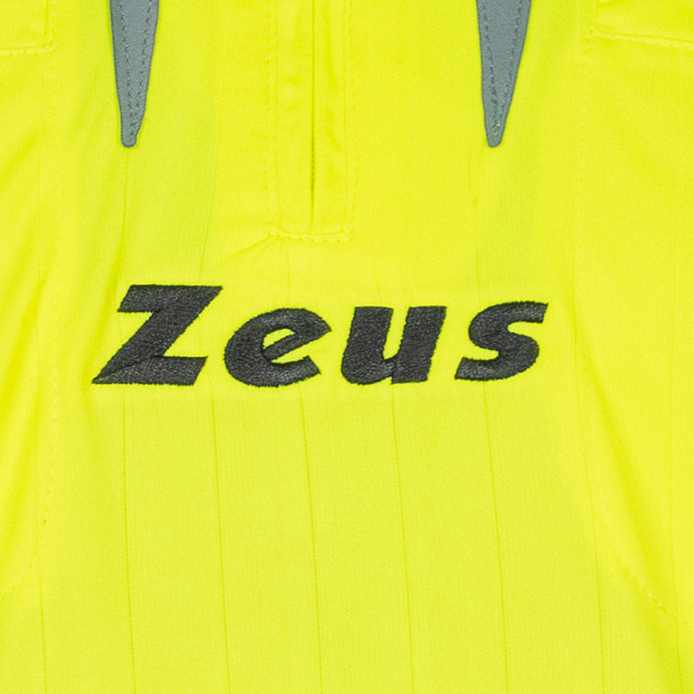 Zeus Hommes Tenue d'arbitre Maillot et short Jaune fluo