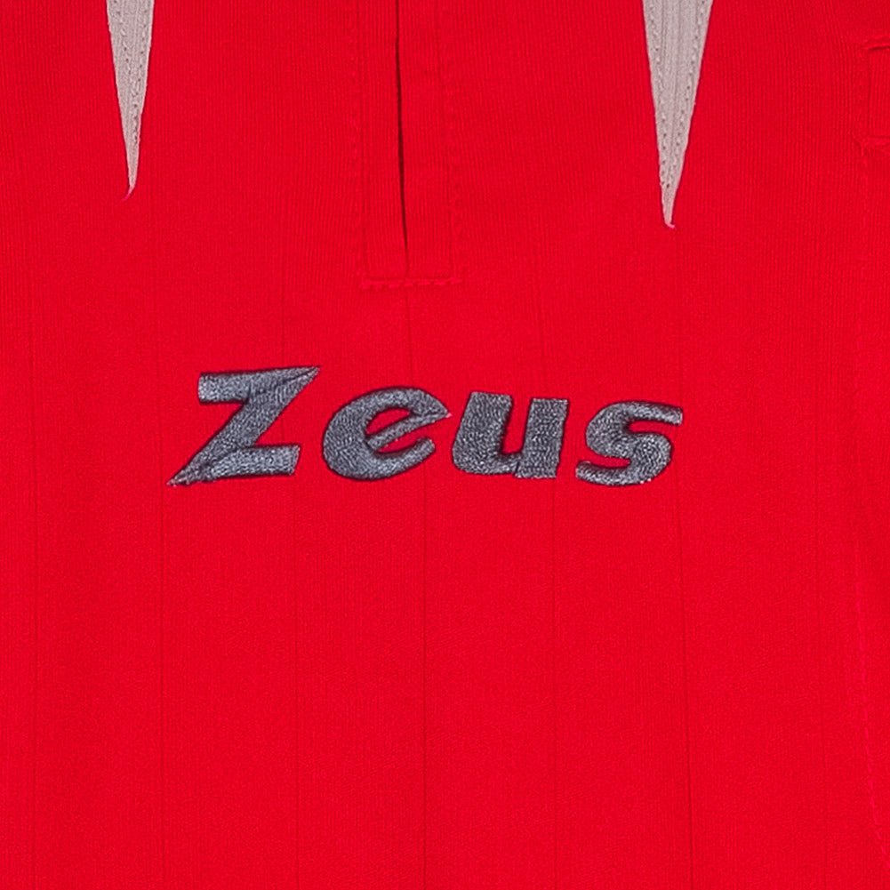 Zeus Hommes Tenue d'arbitre Maillot et short Rouge