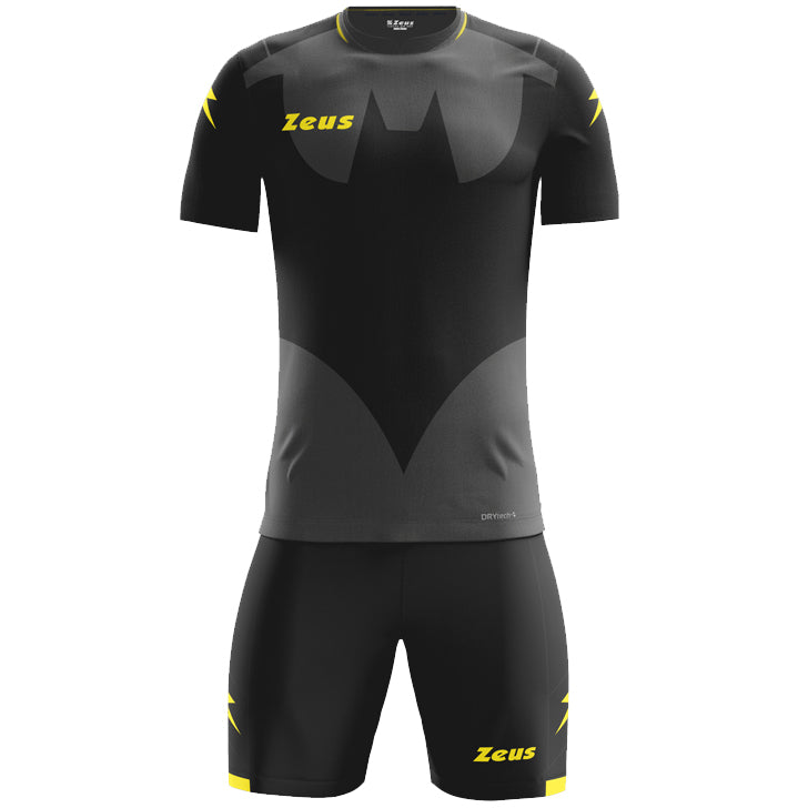 Zeus Kit Hero Trikot-Set mit Shorts schwarz grau