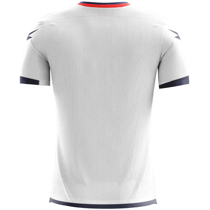 Zeus Icon Teamwear Set Maillot avec short blanc marine