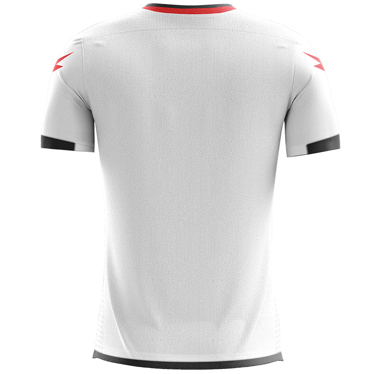 Zeus Icon Teamwear Set Maillot avec short blanc rouge