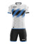 Zeus Icon Teamwear Set Maillot avec short blanc royal blue – S|M