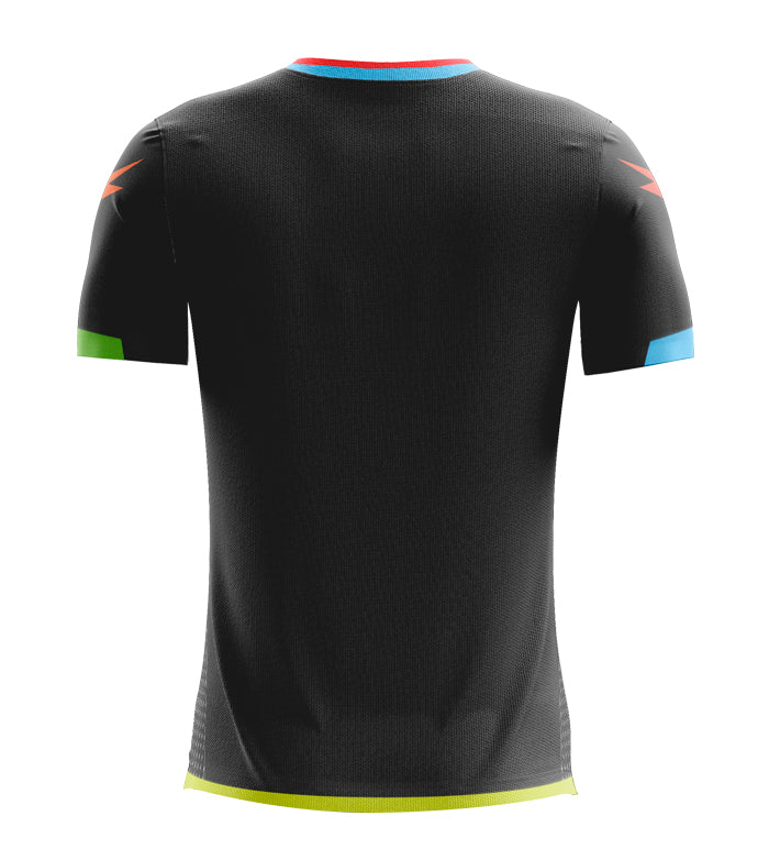 Zeus Icon Teamwear Set Maillot avec short noir orange fluo