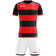 Zeus Icon Teamwear Set Maillot avec short rouge noir – S|M