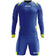 Zeus Paros Ensemble de gardien de but Maillot Ã  manches longues avec short bleu nÃ©on jaune – 3XS 122-128