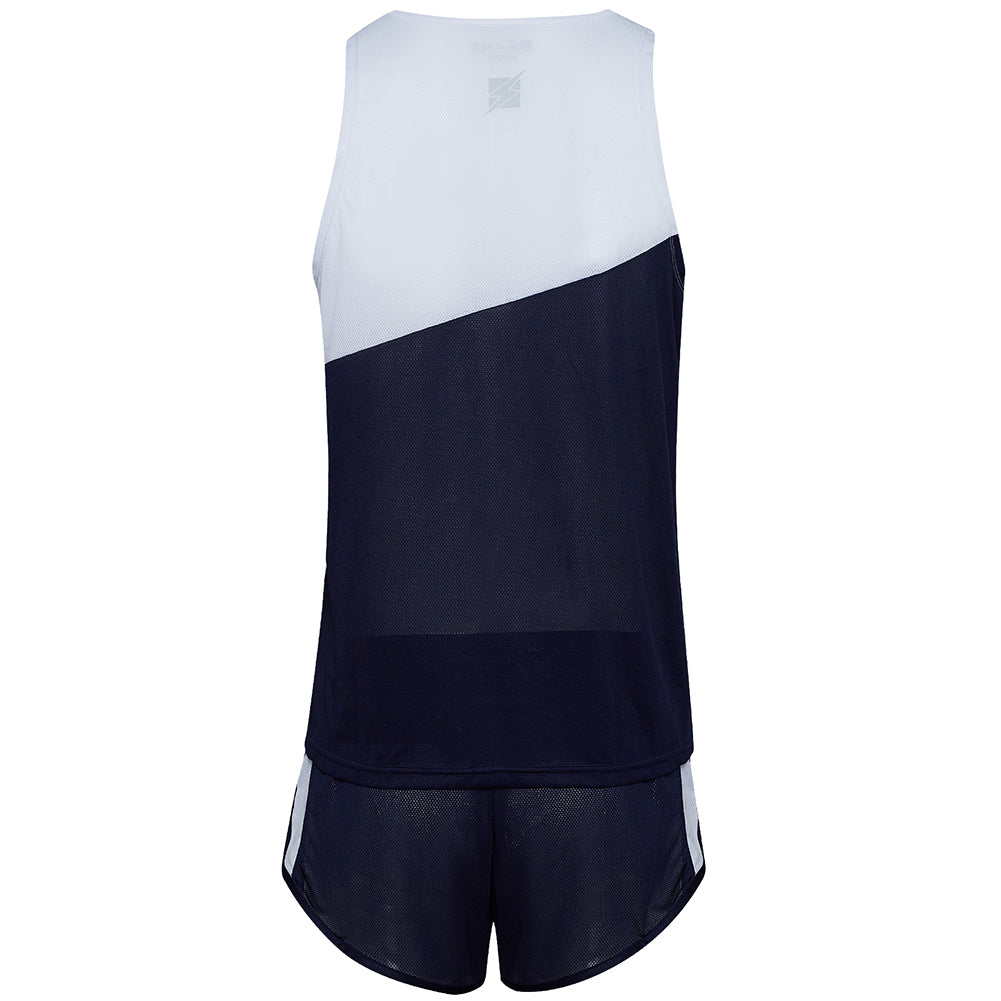 Zeus Kit Robert Hommes Tenue dâathlÃ©tisme Maillot avec short marine