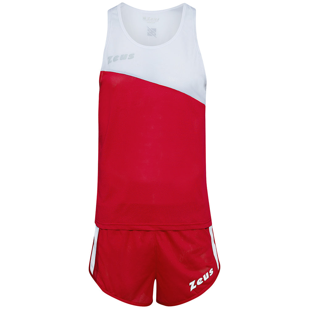 Zeus Kit Robert Hommes Tenue dâathlÃ©tisme Maillot avec short rouge