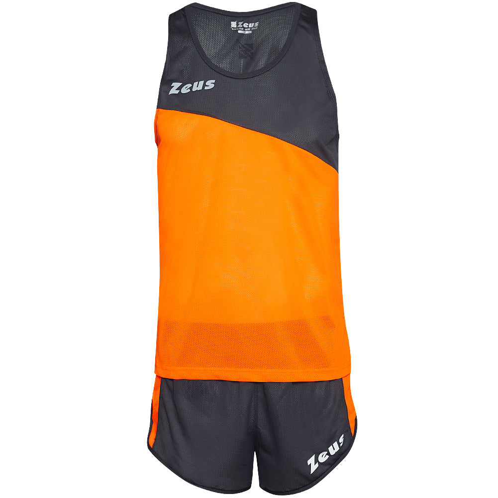 Zeus Kit Robert Hommes Tenue dâathlÃ©tisme Maillot avec short orange